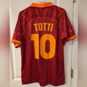 Diadora AS Roma from 96/97 Italian Serie A League team Francesco Totti #10